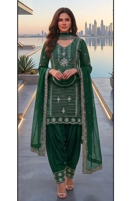 Hoor Tex 585 E To H Best Georgette Pakistani Suits Wholesale Shop In Surat
